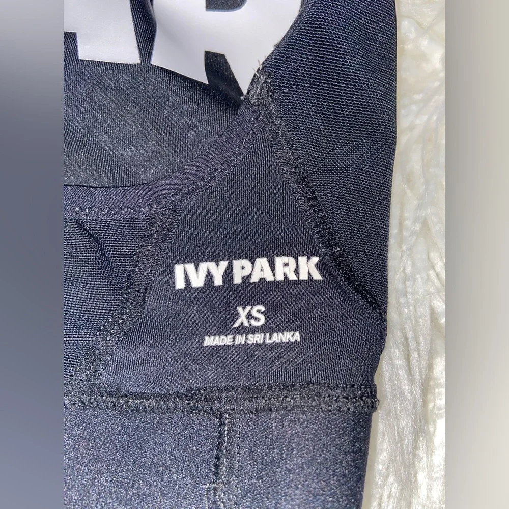 IVY PARK Black and White Sports Bra - Picture 6 of 7